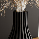 Willow Vase in Midnight Black by Modernized Pottery