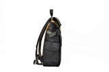 2-Tone Rolltop Backpack - Black Olive