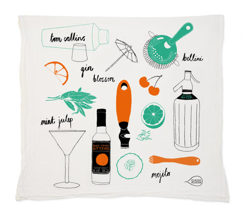 Cocktail Tea Towel