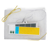 Acrylic Midcentury House Ornament - Wedge Roof