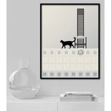 Architecture Cat Poster