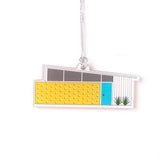 Acrylic Midcentury House Ornament - Wedge Roof