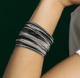 Salt and Black Pepper Bracelet by La Mollla