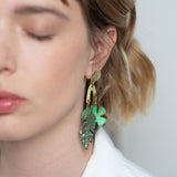 Petunia & Leave Earrings by Sibilia